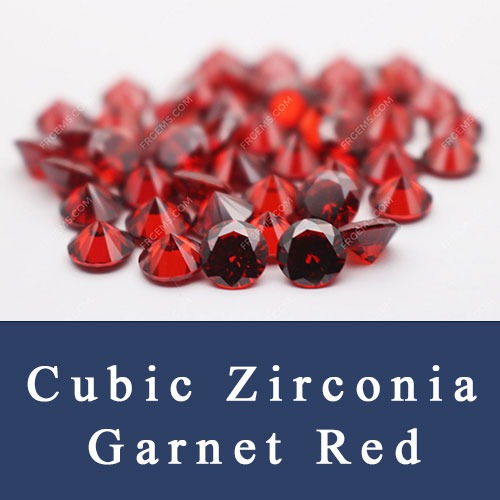 Loose Cubic zirconia Garnet Red Color CZ Gemstones China Supplier and  Wholesale-Loose Gemstones Suppliers-FU RONG GEMS China