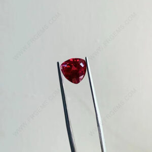 Lab-grown-ruby-red-Trillion-cut-gemstones-Suppliers