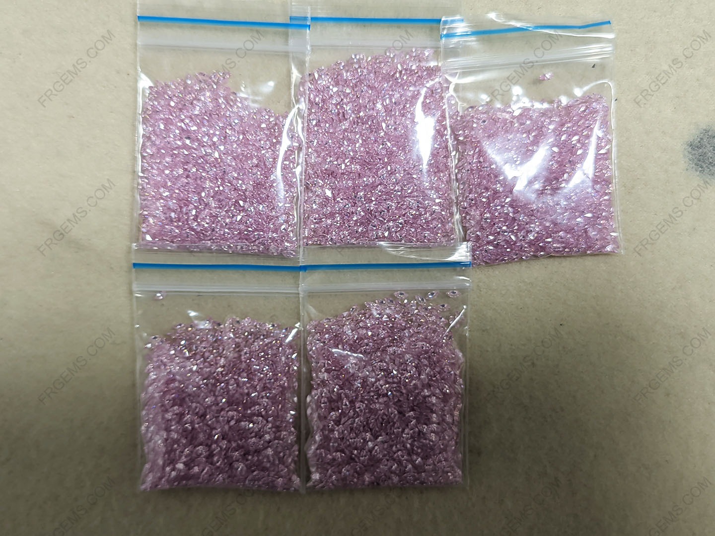720 Count Of 7Mm X 33 Purple Beads In Bulk Box — Shimmer & Confetti