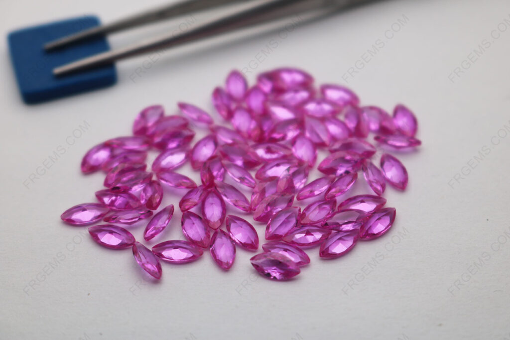 Bulk-wholesale-Synthetic-Pink-Sapphire-Corundum-3#-Color-Marquise-Shape-7x3.5mm-Loose-gemstones-IMG_7046