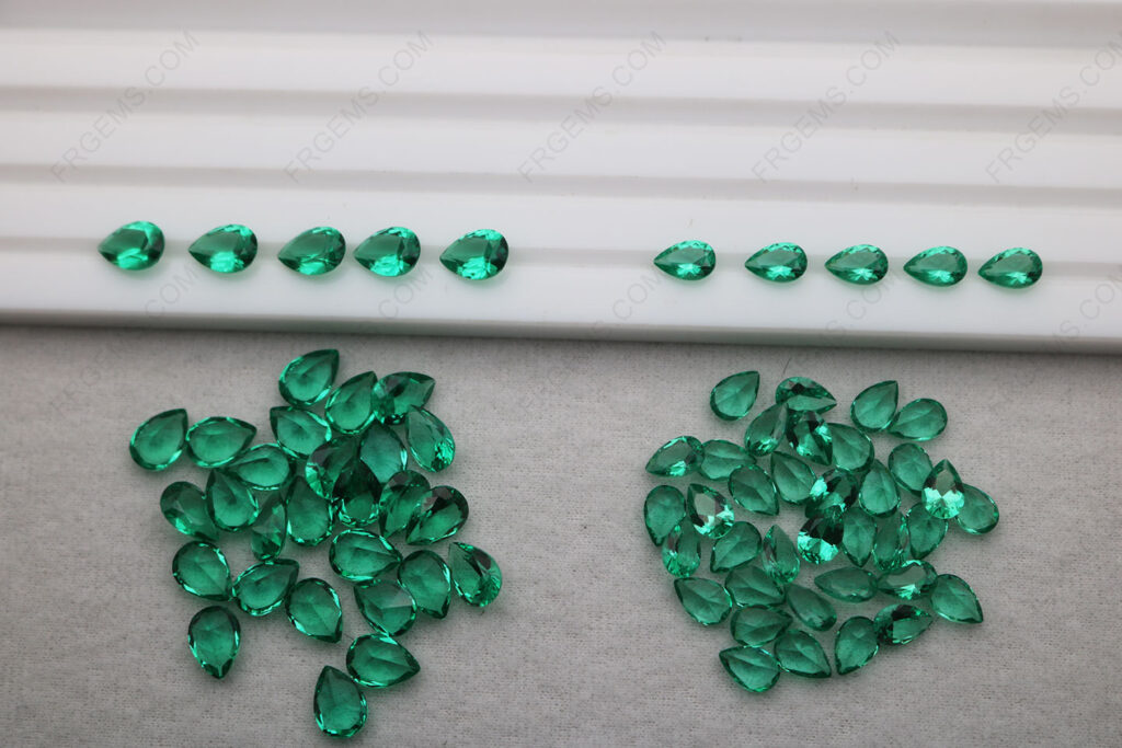 Nano-Crystal-Emerald-green-light-color-114#-pear-shape-faceted-6x4mm-and-7x5mm-loose-gemstones-Suppliers-IMG_7032