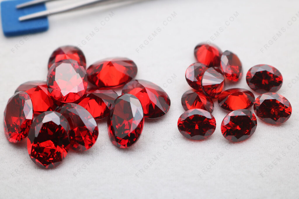 Loose-Cubic-Zirconia-Garnet-Red-Color-Oval-Shaped-faceted-16x12mm-11x9mm-gemstones-bulk-wholesale-IMG_7145