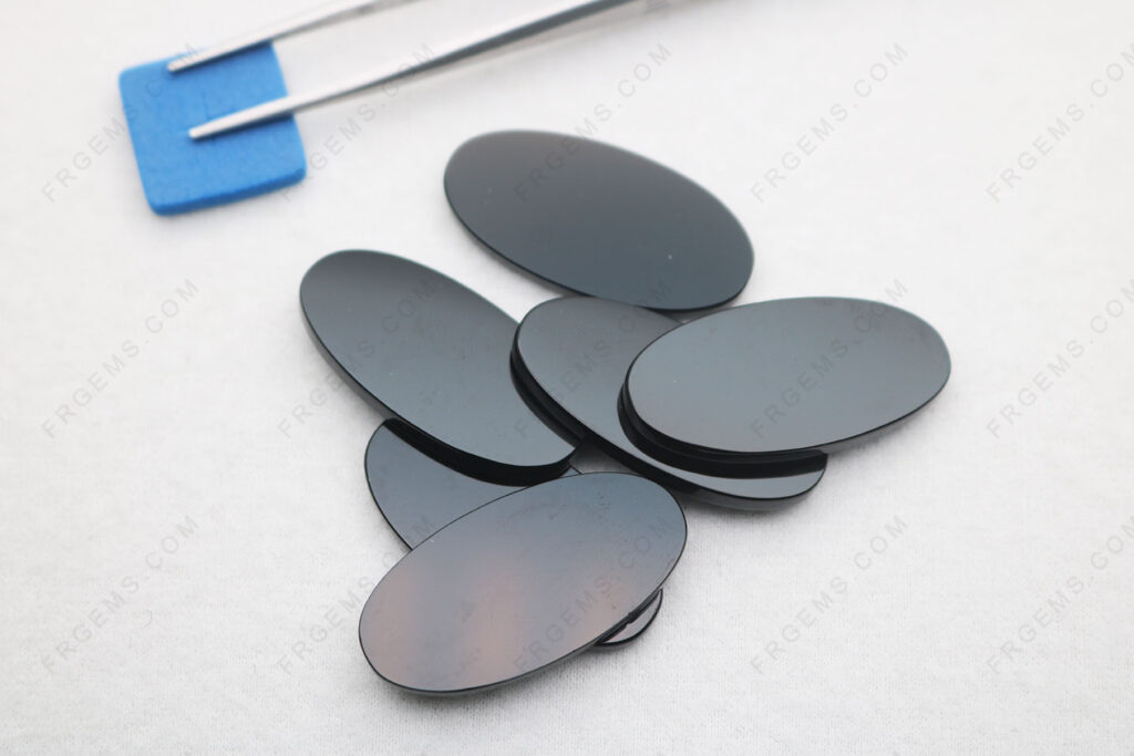 Wholesale-Natural-Genuine-Black-onyx-Oval-Shape-Double-flat-Coin-Shape-30x15mm-loose-gemstones-China-Supplier-MG_7132