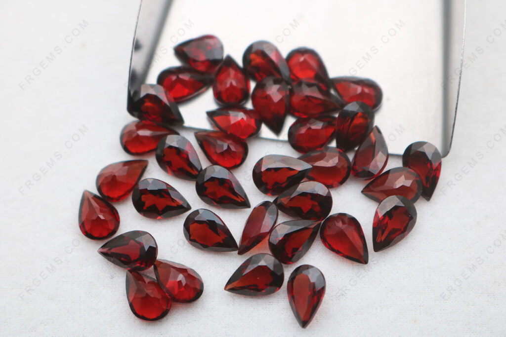 Bulk-Wholesale-Natural-Genuine-Garnet-Red-color-Pear-Shape-Faceted-cut-9x6mm-loose-Gemstones-China-IMG_7307