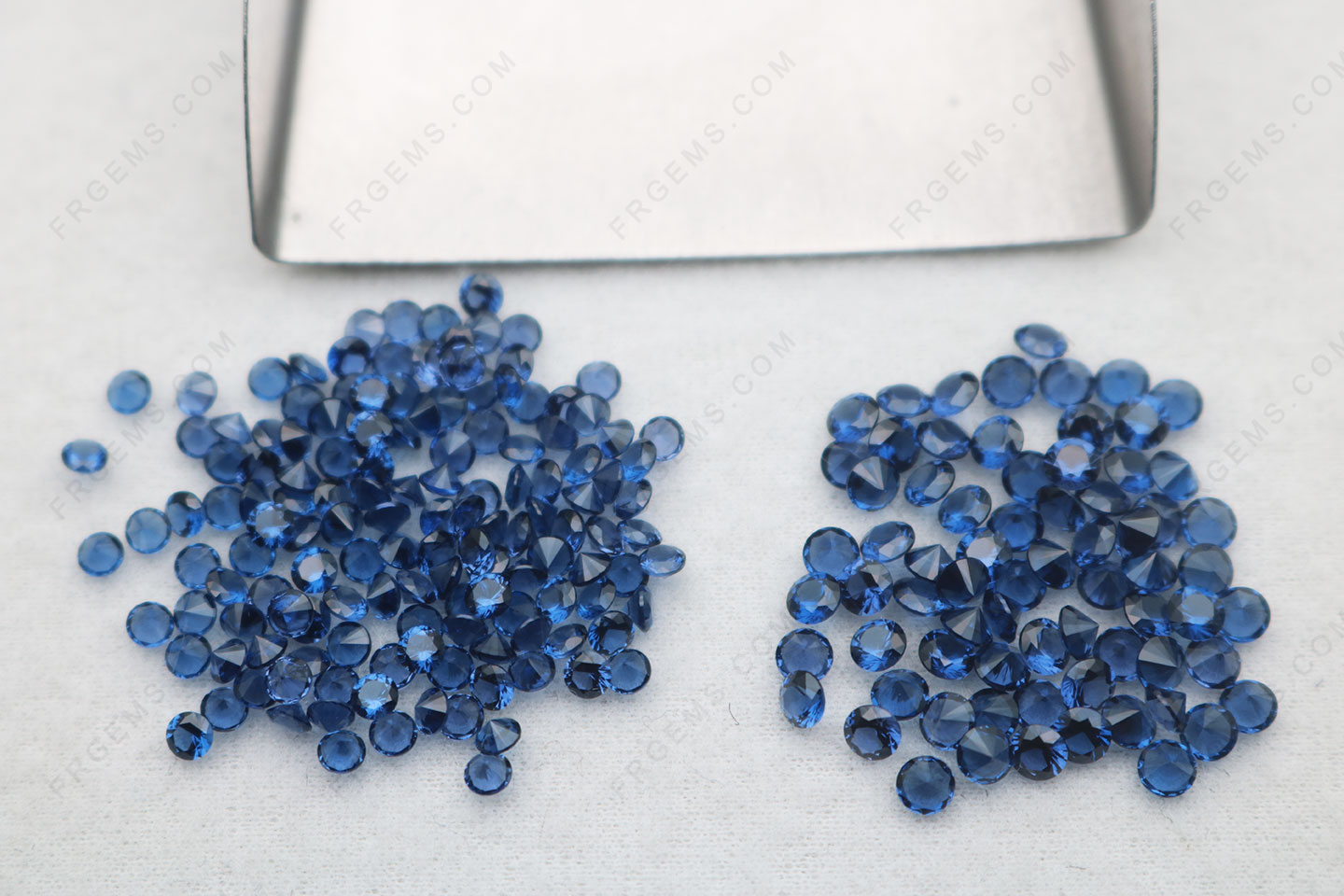 Nano Sapphire Blue Light Color 121/3# Round Faceted 2.5mm and 3mm Loose Gemstones manufacturer