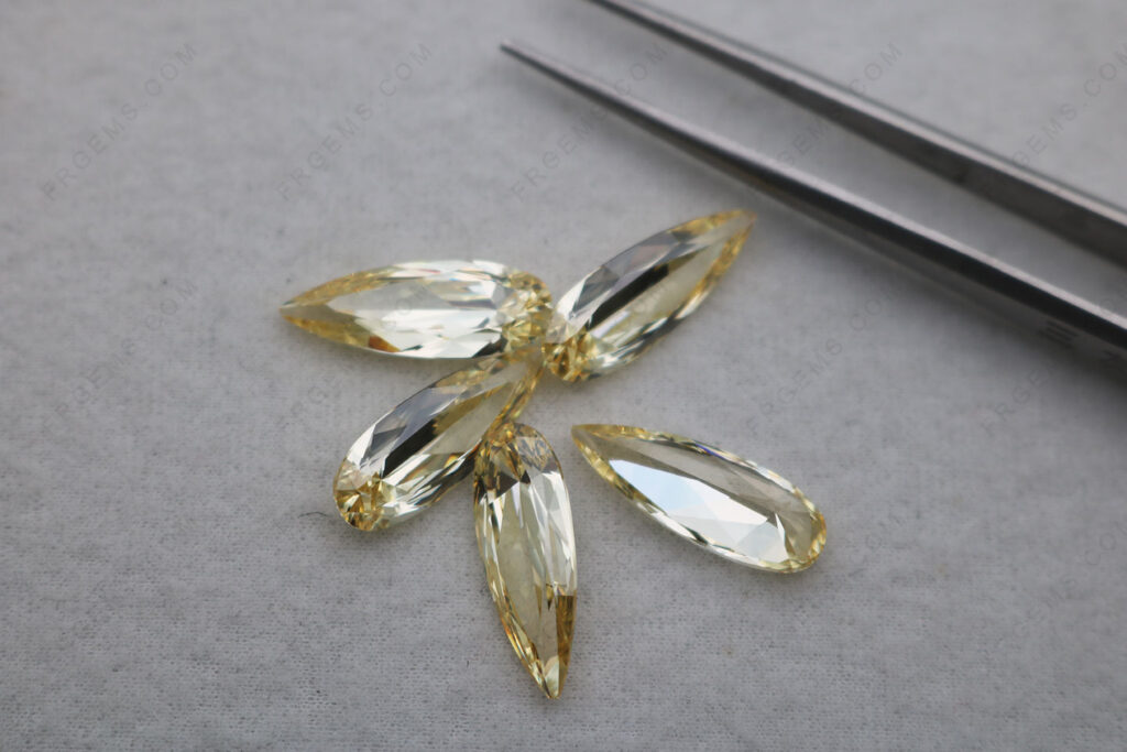 Canary-Yellow-Color-Cubic-Zirconia-5A-Best-quality-custom-pear-shaped-faceted-19x7mm-loose-Gemstones-China-wholesale-IMG_7622