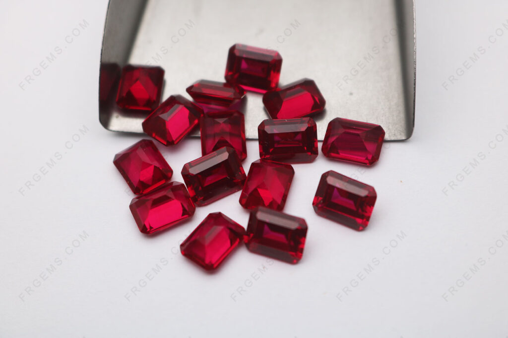 Corundum-Synthetic-Ruby-Red-7#-dark-Color-Emerald-Cut-9x7mm-faceted-loose-Gemstones-Wholesale-China-IMG_7500