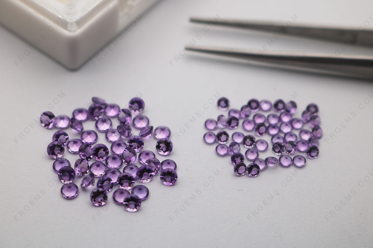 Natural Africa Amethyst Light Color Round Shape 3mm 2.50mm Faceted Loose Gemstones wholesale