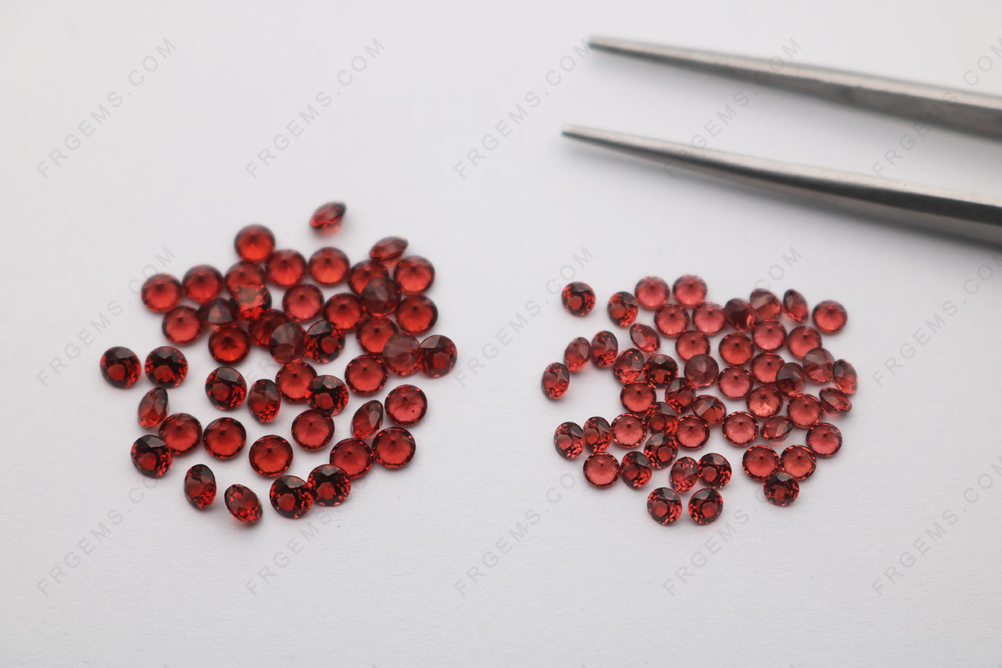 Natural Genuine Mozambique Garnet Red Color Round Shape 3mm 2.50mm Faceted Loose Gemstones