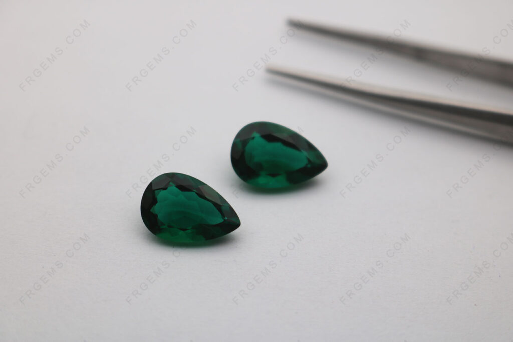 Hydrothermal-Lab-Emerald-Zambia-Green-color-Pear-Faceted-Cut-12x8mm-Loose-Gemstones-Wholesale-Price-IMG_7709